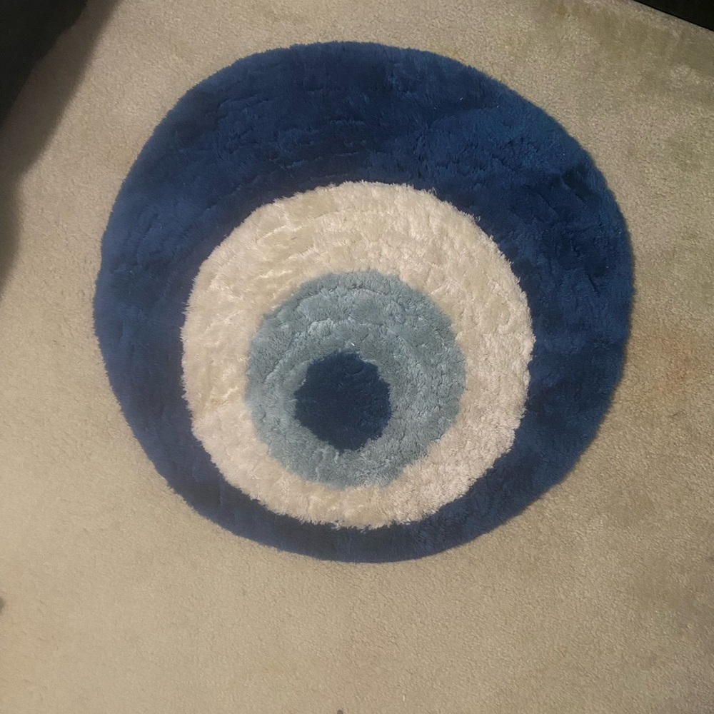 Evil eye rug